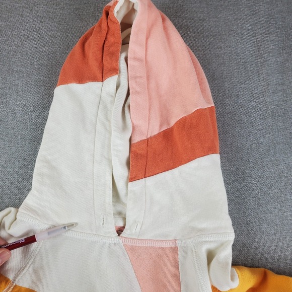 Faherty Sweatshirt Womens XS Soleil Abstract Sunrise Striped Hoodie Pullover - Picture 11 of 12